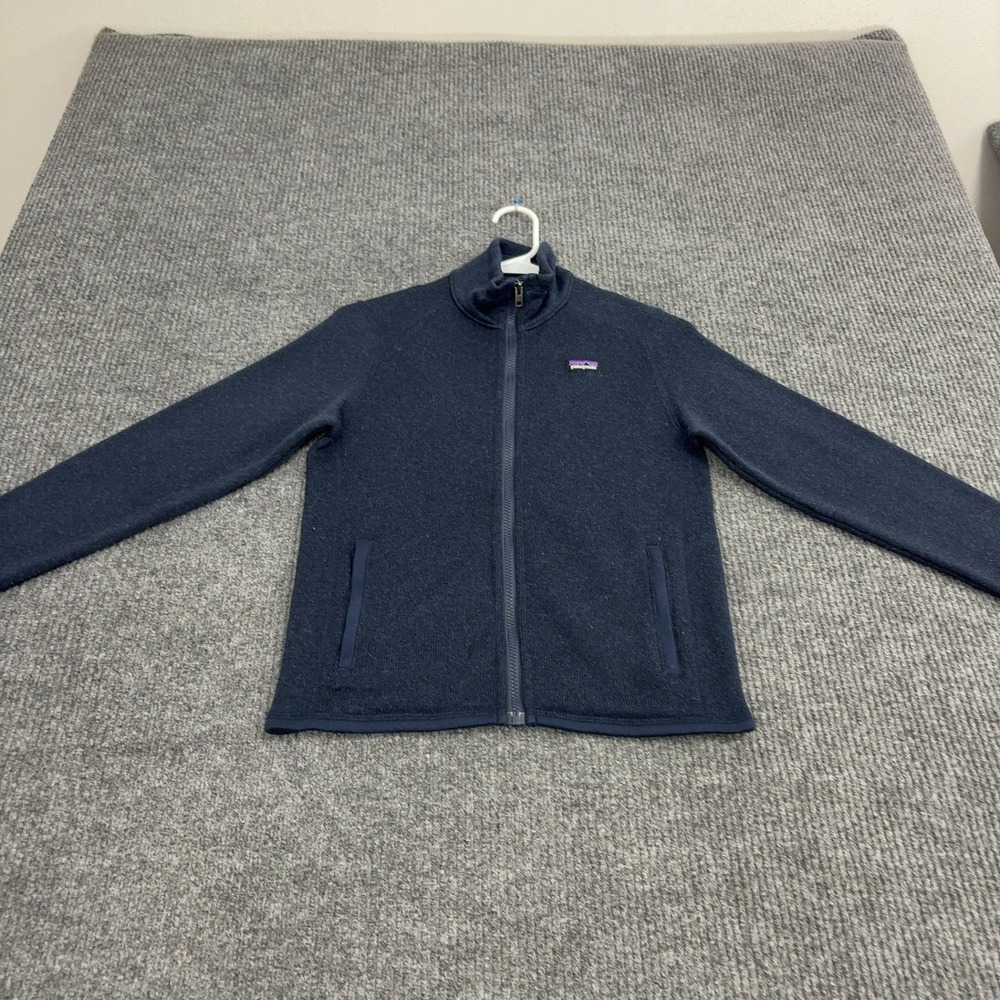 Patagonia Better Sweater Jacket Womens M Navy Blue Polyester Full Zip Gorpcore